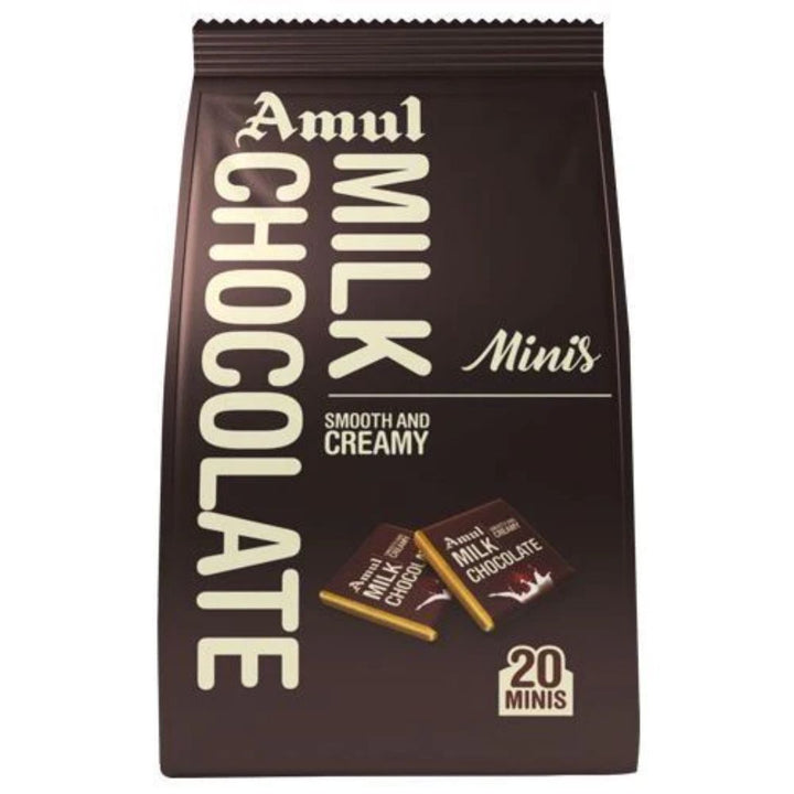 Amul Milk Chocolate Minis Smooth and Creamy, 100g