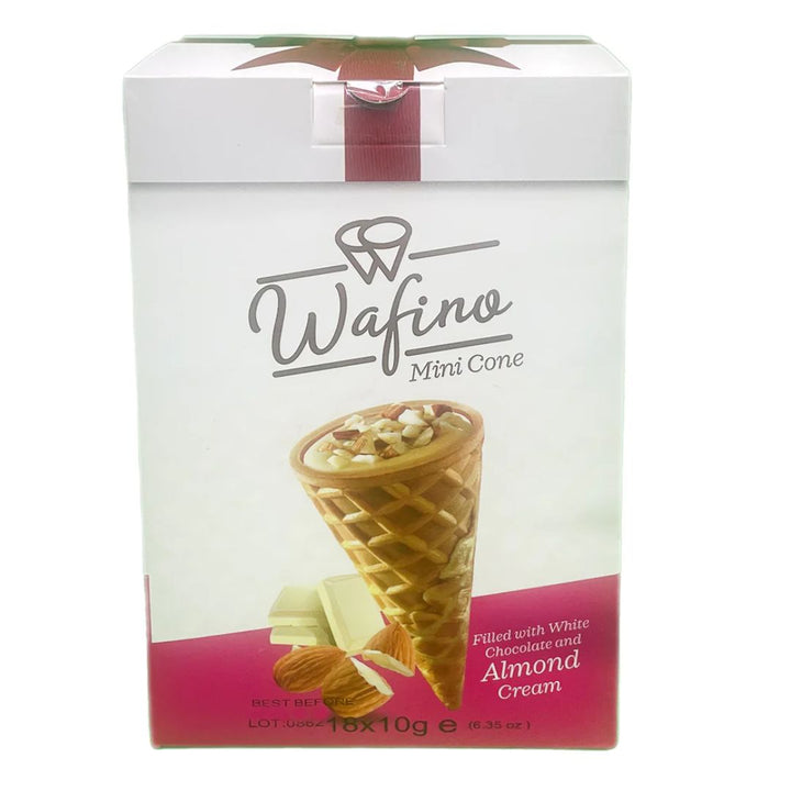 Wafino Almond Cream Mini Cone, 180g