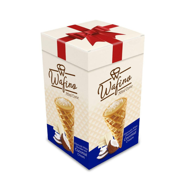 Wafino Coconut Cream Mini Cone, 180g