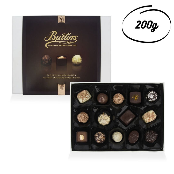 Butlers The Premium Collection Assortment of Chocolate Truffles & Pralines, 200g