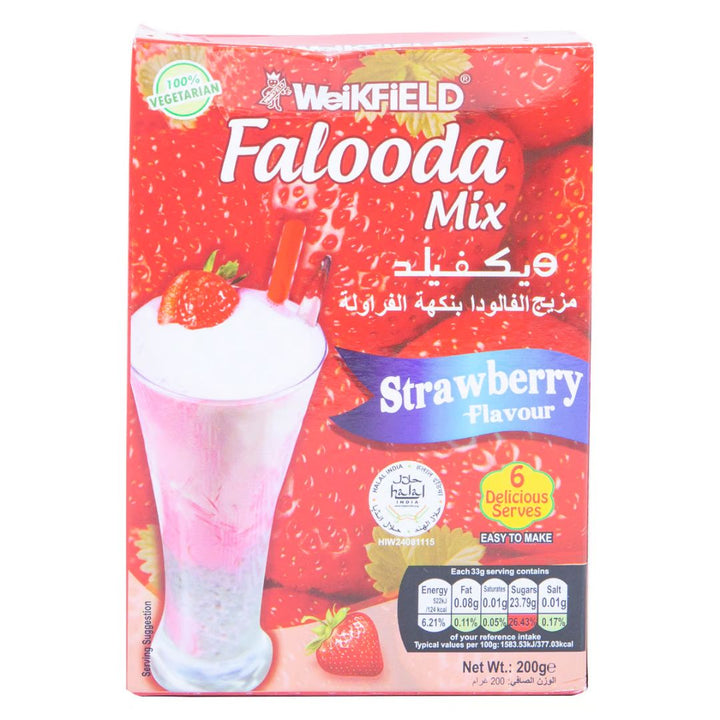 Weikfield Falooda Mix Strawberry Flavour, 200g