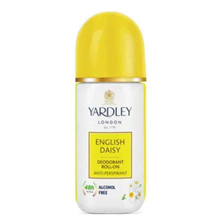 Yardley London English Daisy Deodorant Roll-On, 50ml