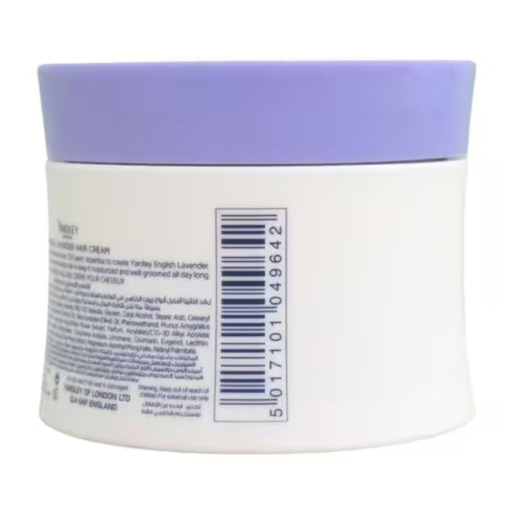 Yardley London Lavender Hair Cream, 150g