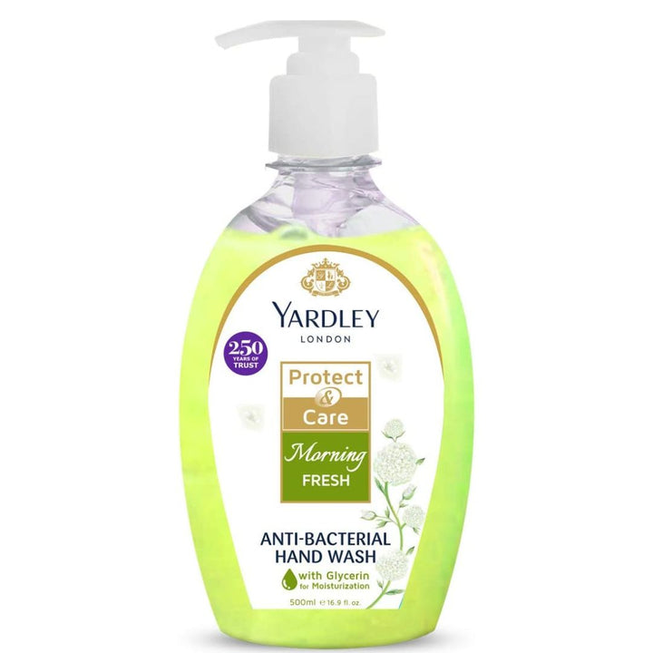 Yardley London Morning Fresh Antibacterial Handwash With 100% Germ Protection, 500 ml