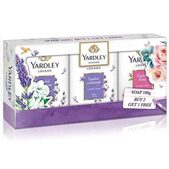 Yardley Soap, 100grm 2 + 1 Free