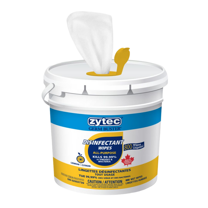 Zytec Germ Buster Disinfectant Wipes, 800Pcs