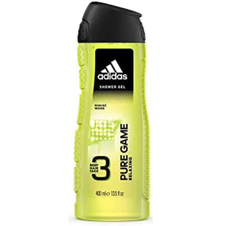 adidas Pure Game 3In1 Body, Hair And Face Shower Gel, 400ml