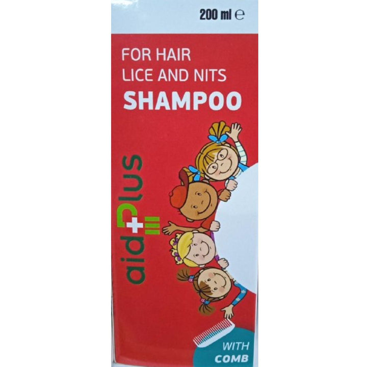 Aid Plus Shampoo For Hair Lice and Nits, 200ml