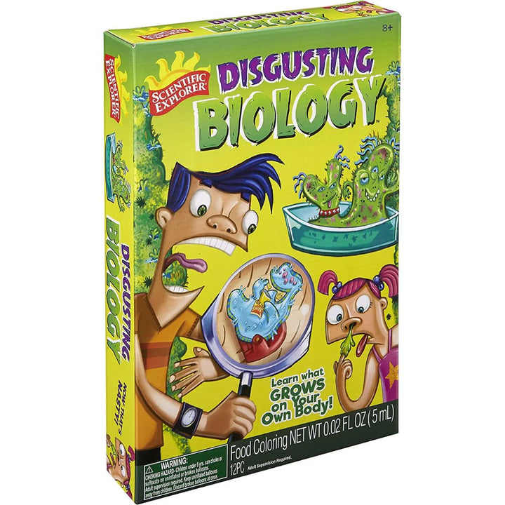 Scientific Explorer Disgusting Biology Kids Science Kit (8 years and Up), 6 experiments