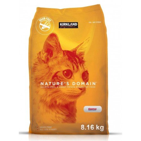 Kirkland Signature Nature's Domain Salmon & Potato Dry Cat Food, 8.16 KG