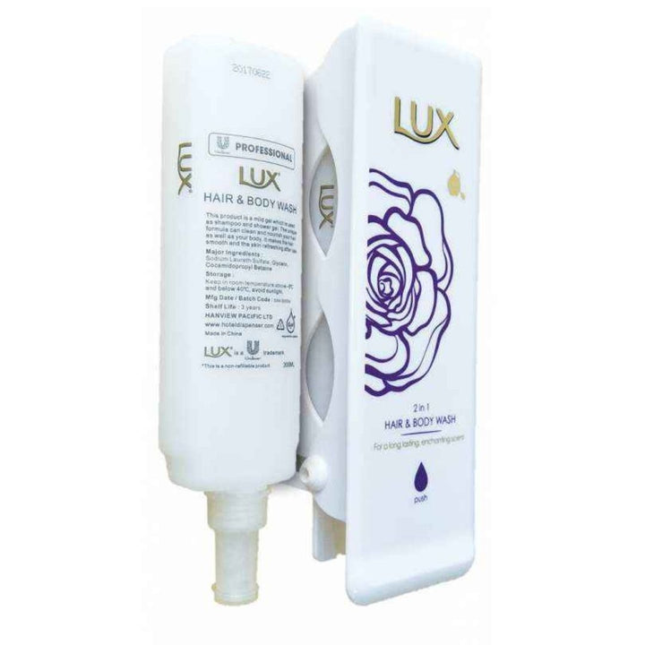 Lux  2-in-1 Hair & Body Wash Dispenser Plus Refill Cartridge