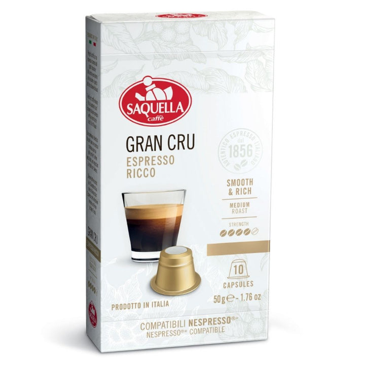 Saquella Grand Cru Espresso Coffee Box, 50g