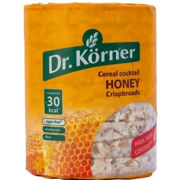 Dr. Korner Cereal Cocktail Honey Crispbreads, 100g