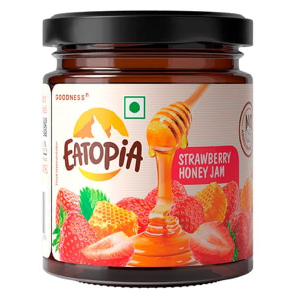 Eatopia Strawberry Honey Jam, 240g