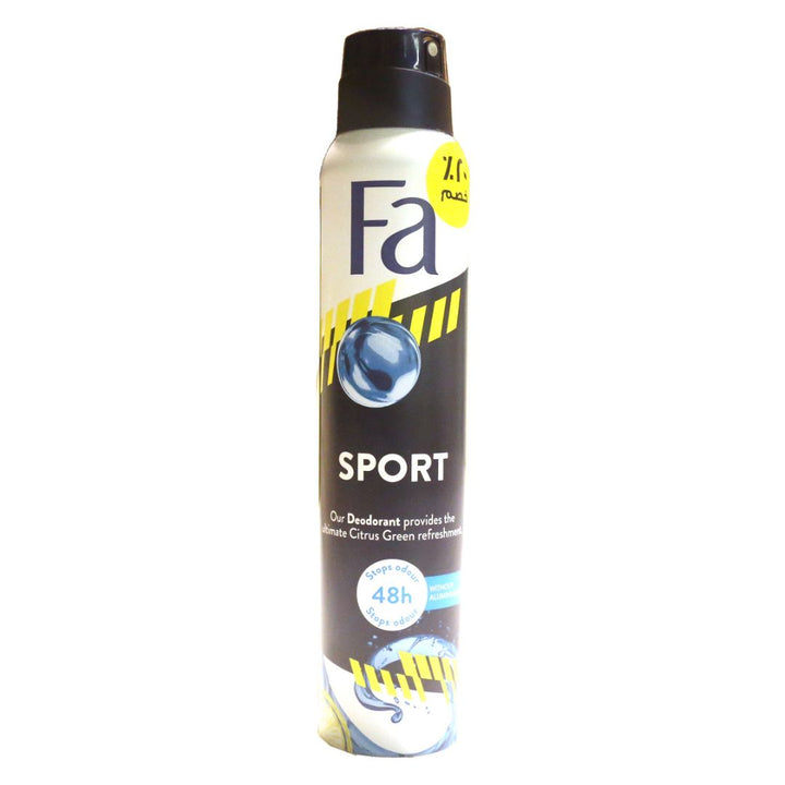 Fa Sport Ultimate Citrus Green Refreshment Deodorant, 200ml