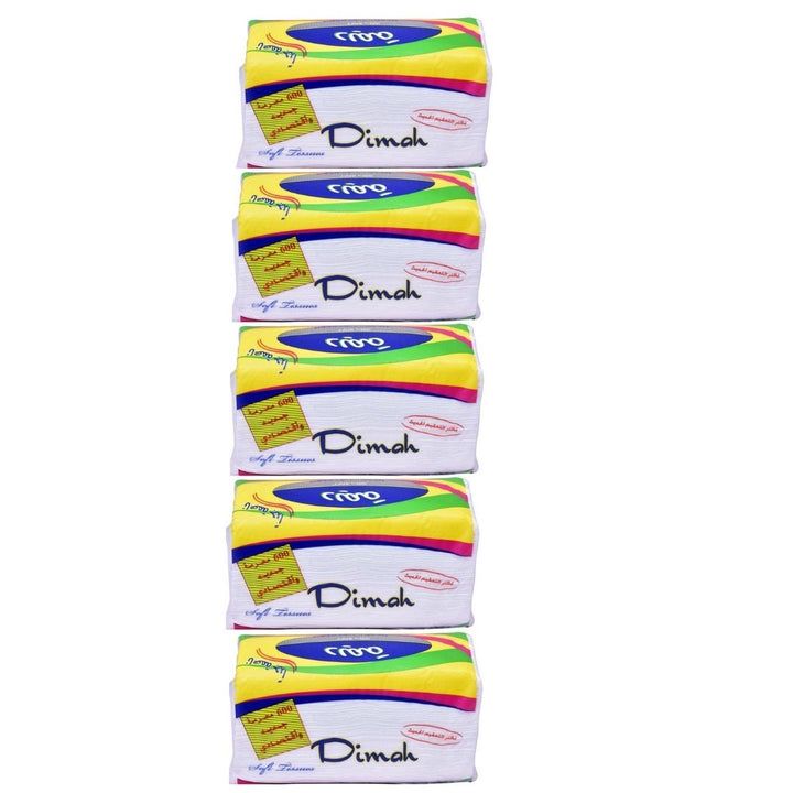 Dimah Soft Facial Tissues, 5 x 600 Sheets