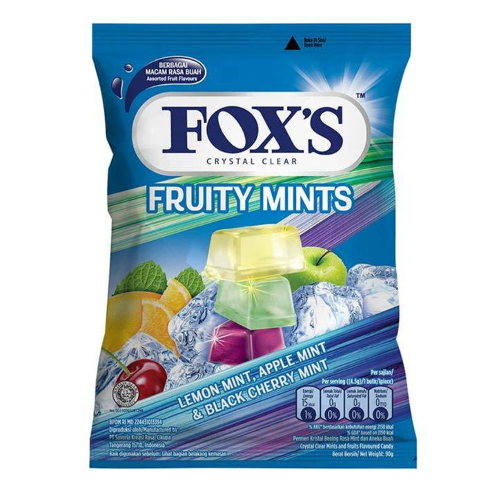 Fox's Crystal Clear Fruity Mints, 90g