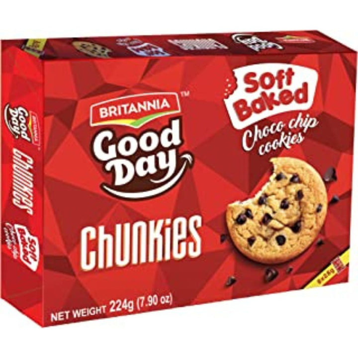 Britannia Good Day Chunkies Choco Chip Cookies, 224g