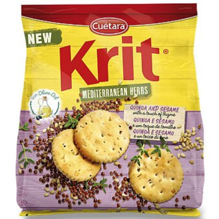 Cuetara Krit Salted Semillas Quinoa Cracker Biscuits, 150g