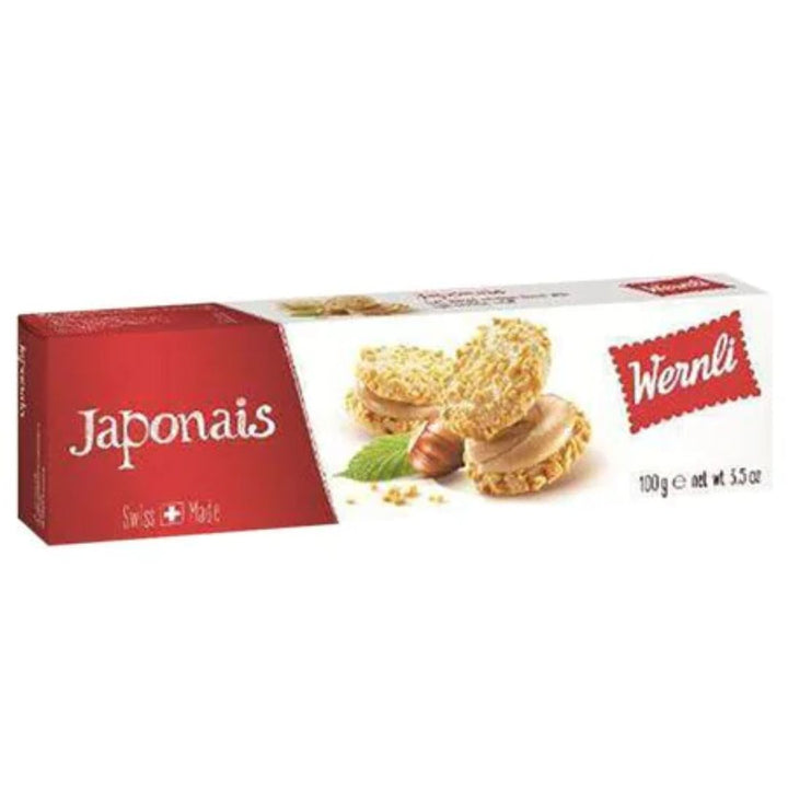 Wernli Japonais Wafers, 100g