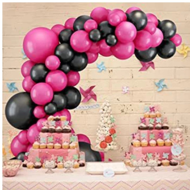 Solid Multicolor Balloon Garland Kit, 50pcs