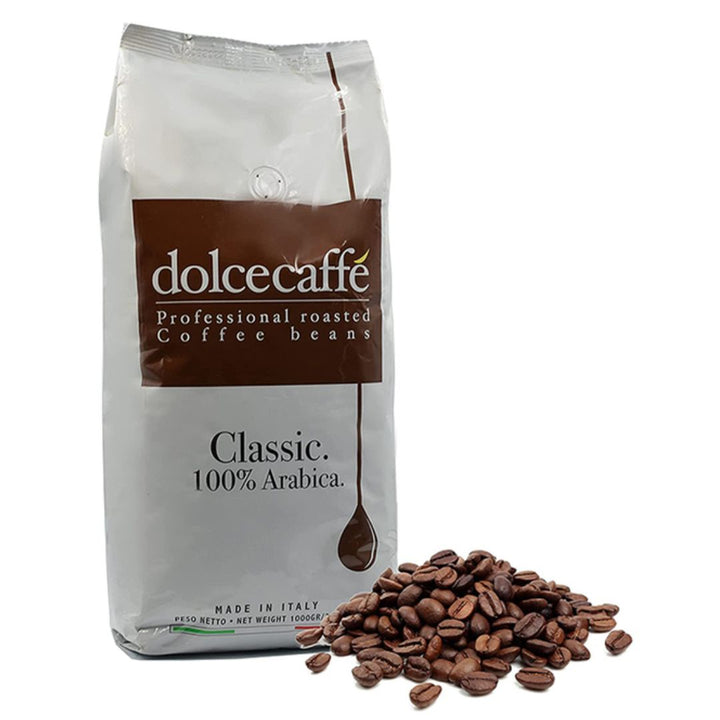 Caffe Testa Dolcecaffe Professional Roasted Classic 100% Arabica Coffee Beans, 1kg