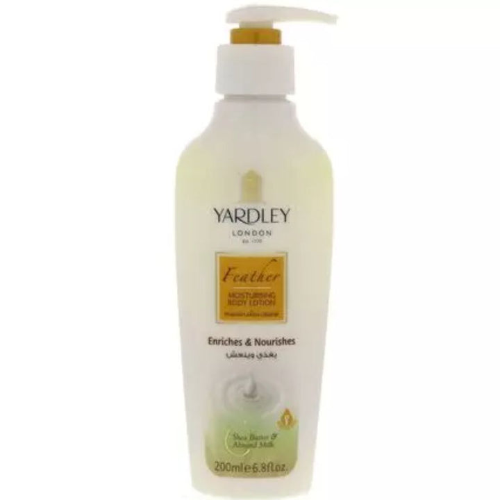 Yardley London Moisturizing Feather Body Lotion, 200ml