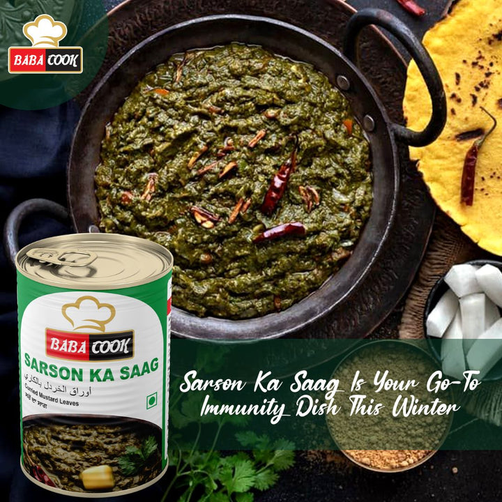 Baba Cook Sarson ka Saag, 450g