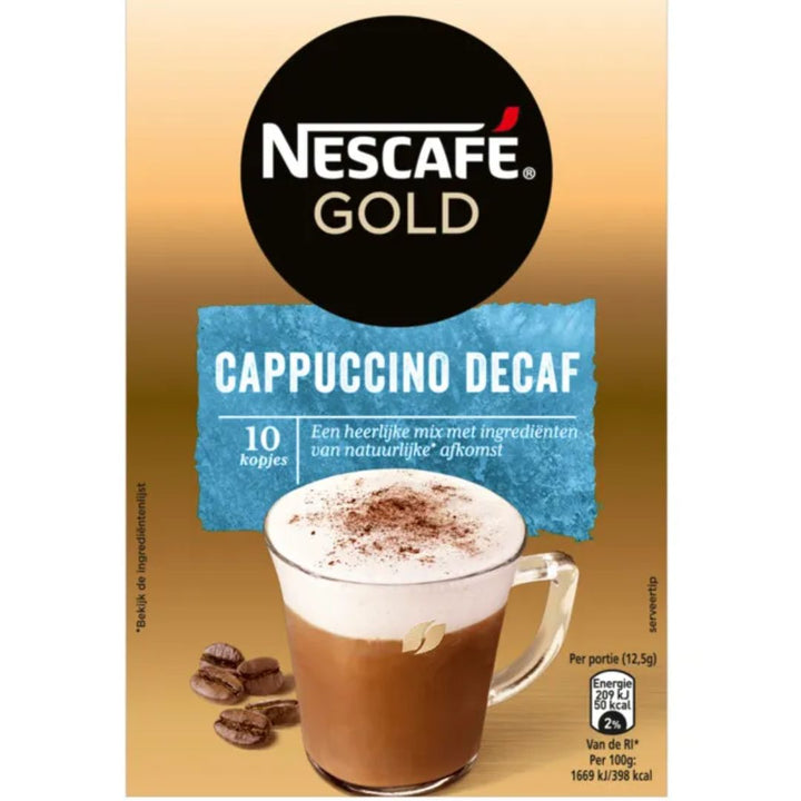 Nescafe Gold Cappuccino Decaf Instant Coffee, 125g