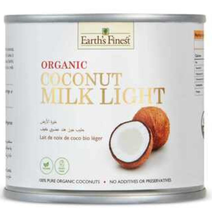 Earth's Finest Organic Coconut Milk Light, 200ml