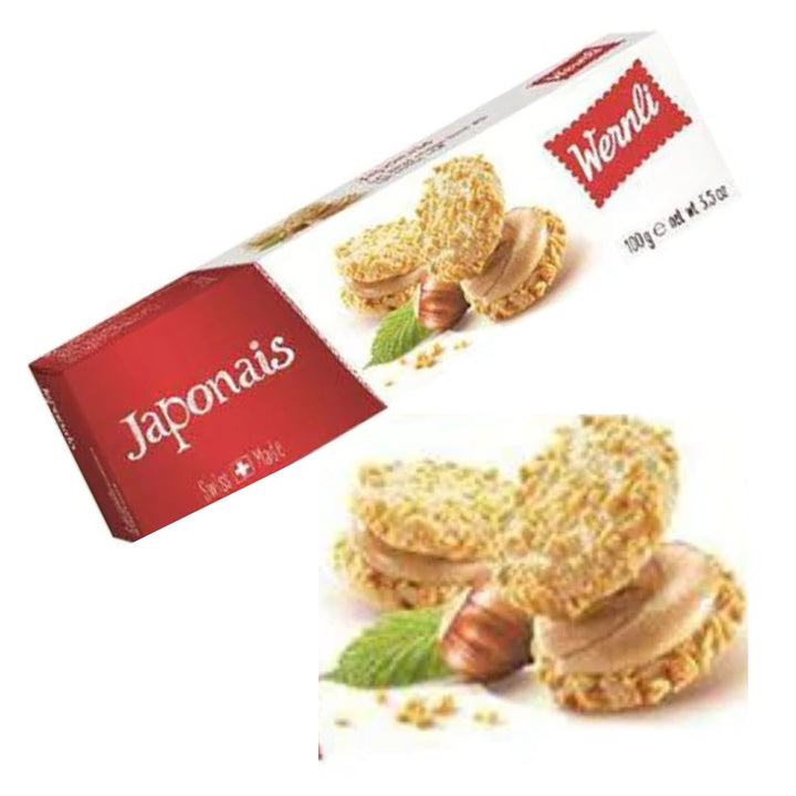 Wernli Japonais Wafers, 100g