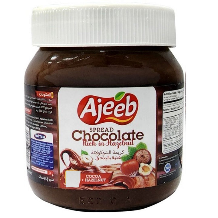 Ajeeb Chocolate Spread Rich In Hazelnut, 750g