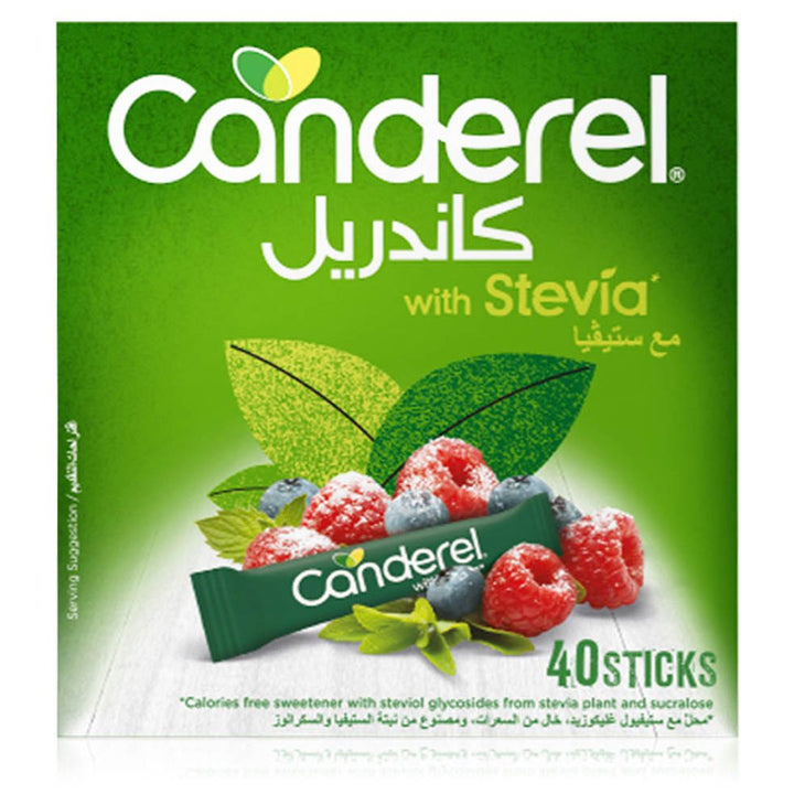 Canderel Stevia Sweetener, 40 Sticks