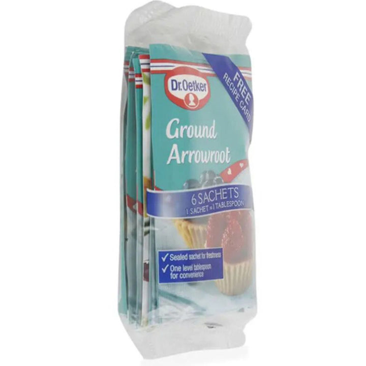 Dr. Oetker Ground Arrowroot Sachets, 6 x 8g