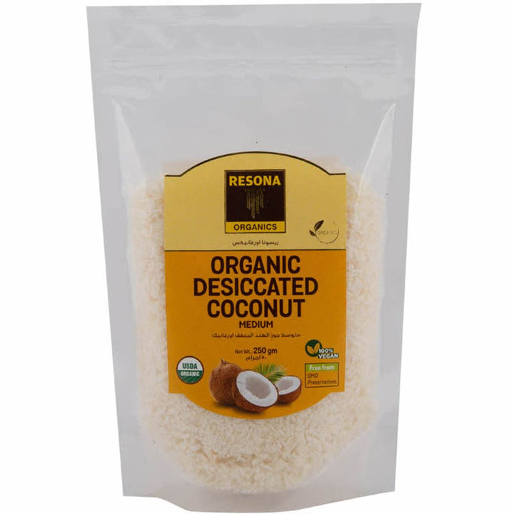 Resona Organic Desiccated Coconut, 250g