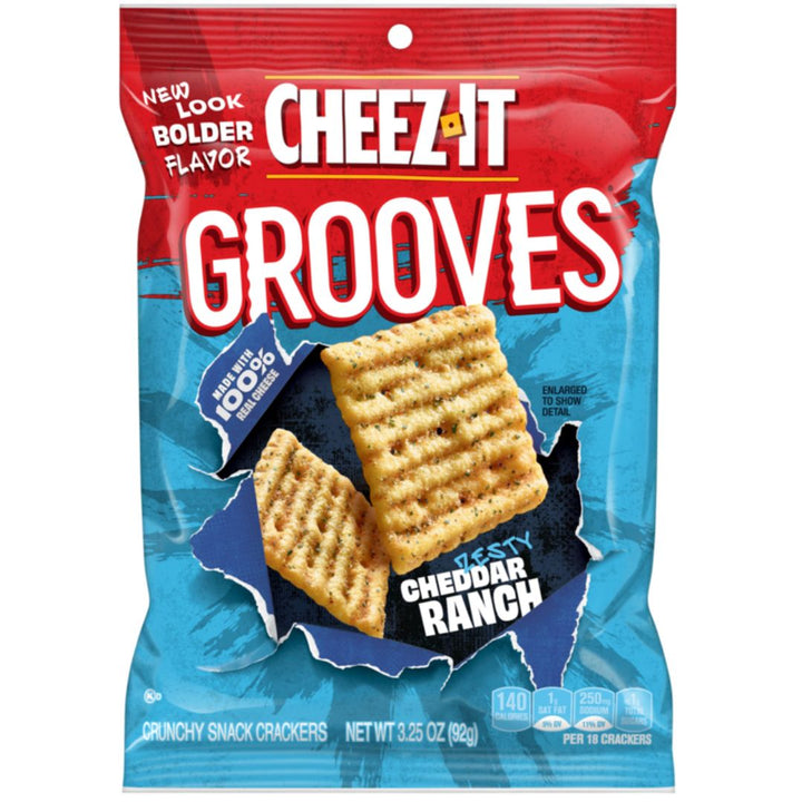 Cheez-It Grooves Crunchy Snack Crackers, 92g