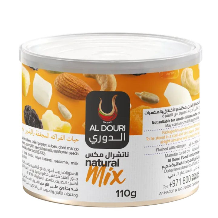 Al Douri Natural Mix Nut Tin, 110g