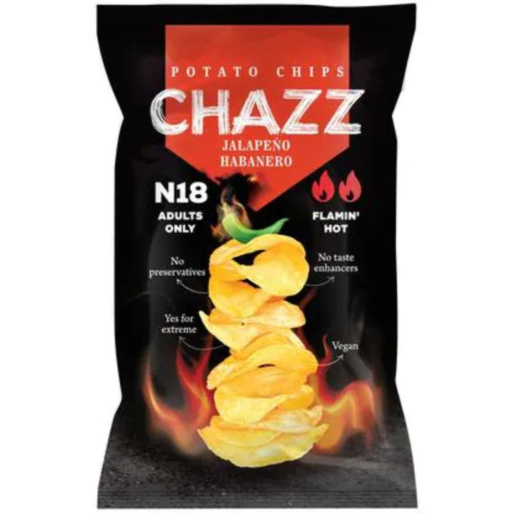 Chazz 3 Vegetable Chips, Sour Cream & Onion Flavour, 75g