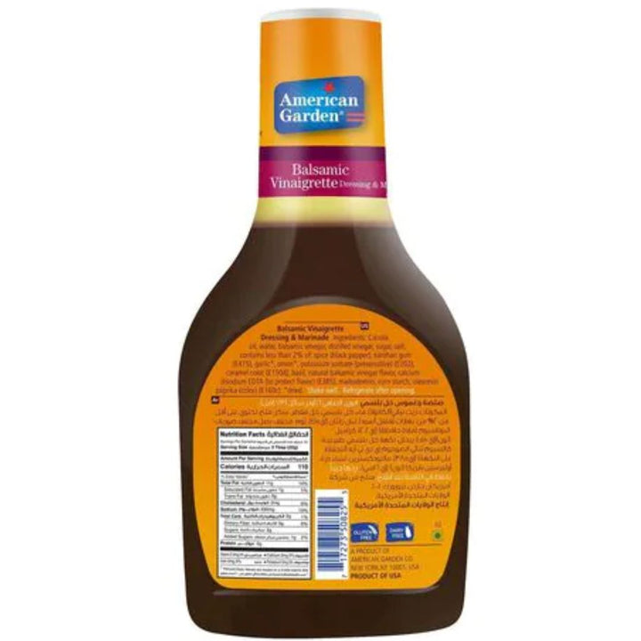 American Garden Balsamic Vinaigrette Dressing, 473ml