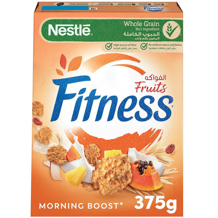 Nestle Fitness Fruits Breakfast Cereal, 375g