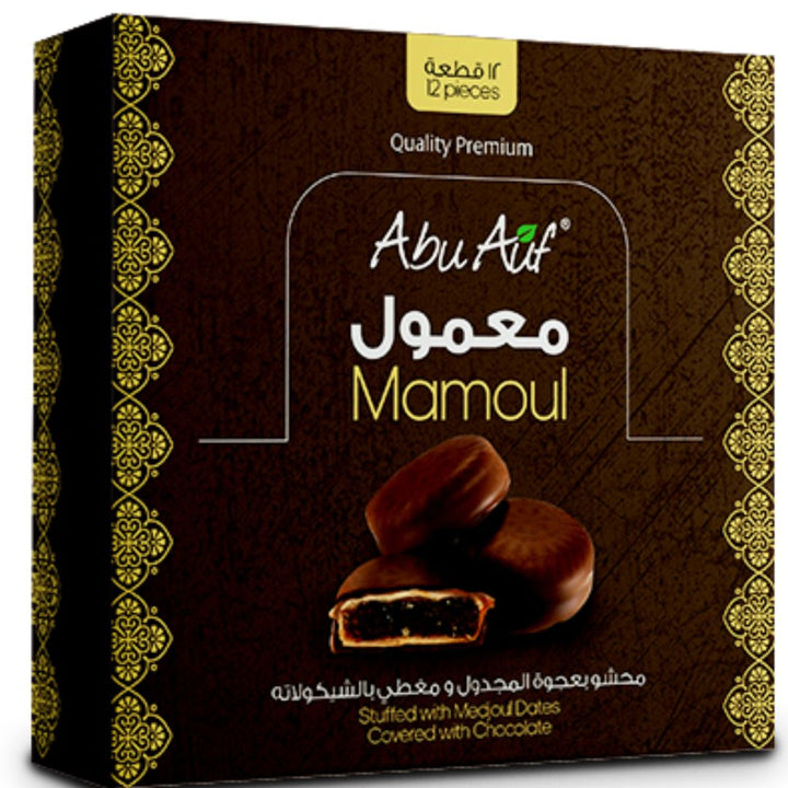 Abu Auf Maamoul Medjoul Date & Chocolate, 12 x 24g