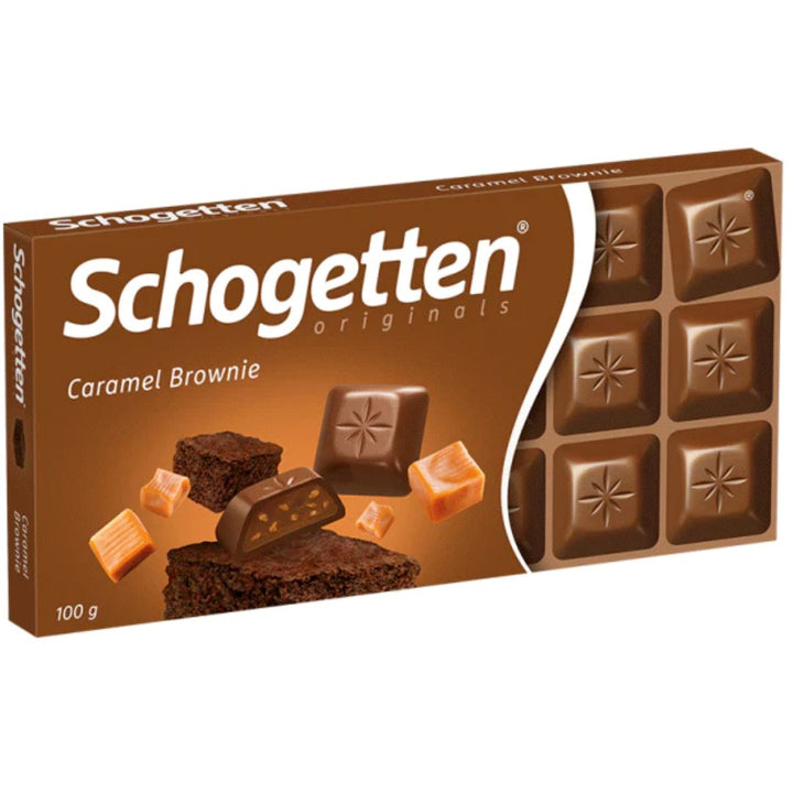 Schogetten Chocolate, Caramel Brownie, 100gm