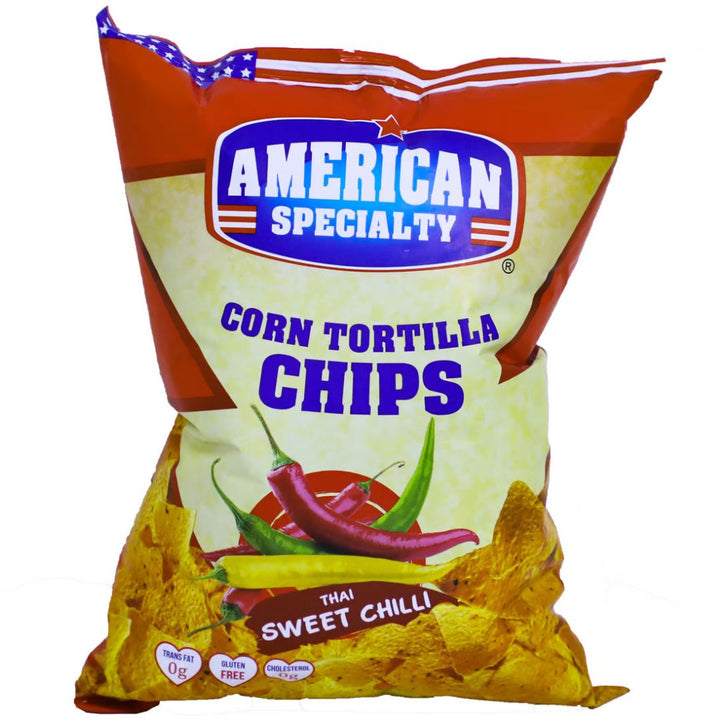 American Specialty Corn Tortilla Chips Thai Sweet Chilli, 200g