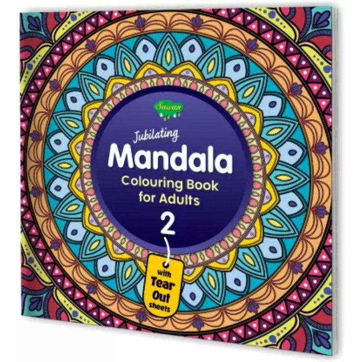 Jubilating Mandala Colouring Book  With Tear Out Sheets For Adults