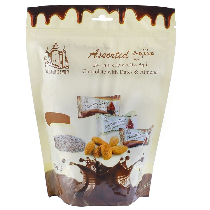 Dates Palace Sweets Chocolate with Dates and Almond, 500g