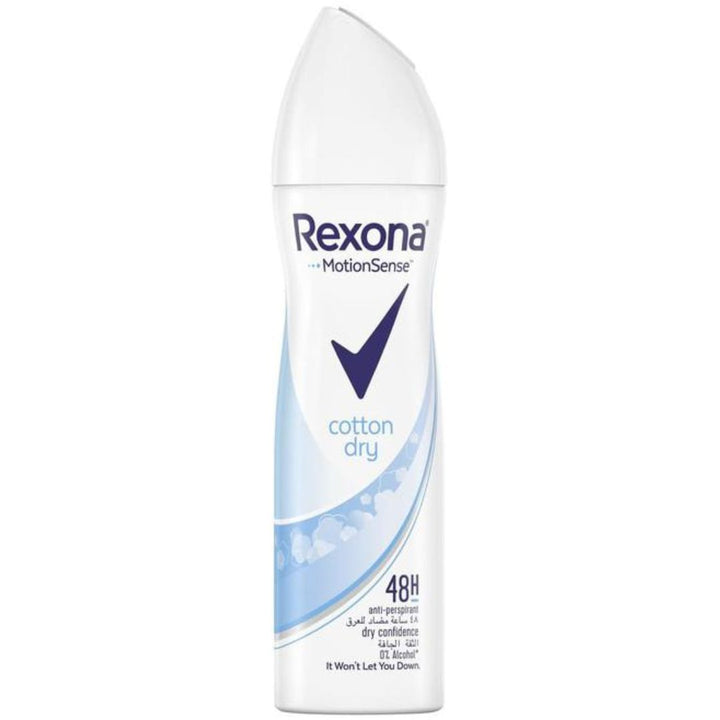 Rexona Women Antiperspirant Deodorant Cotton Dry, 150ml