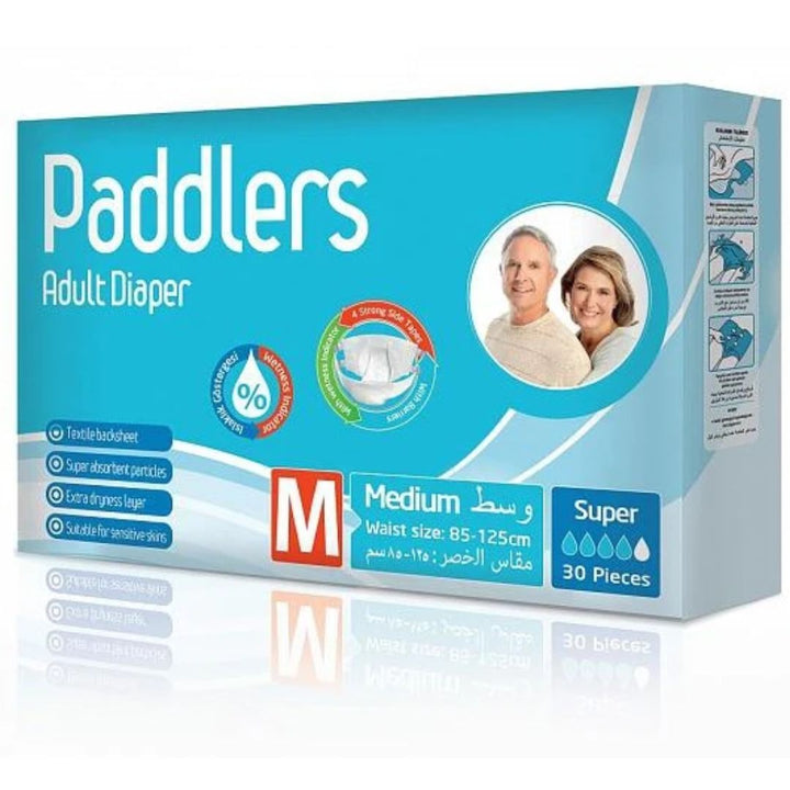 Paddlers Medium Adult diapers, 30pcs