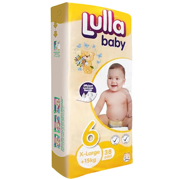 Lulla Baby Size 6(15+kg) Diapers, 38Pcs