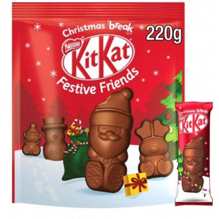 Nestle Kitkat Festive Friends Christmas Santa Chocolate, 220g