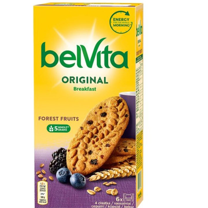 Belvita Original Crispy Biscuits with Forest Fruit and Cereals, 300g